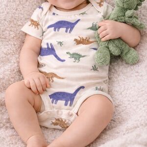 NEWBORN Carter’s Dinosaur Print Onesie